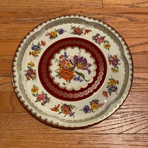 Vintage Daher Decorated Ware Metal Tray